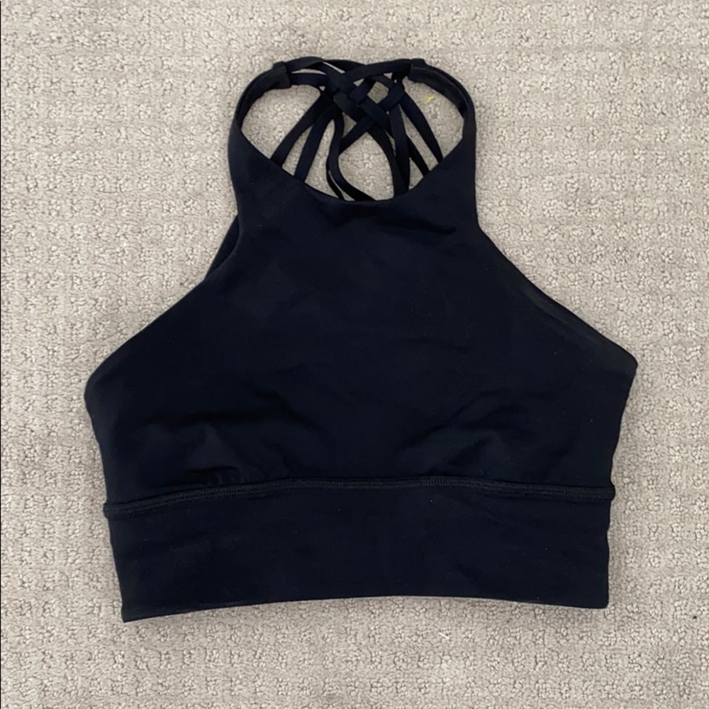 lululemon black sports bra
